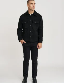 Faux Suede Smart Jacket in Tobacco
