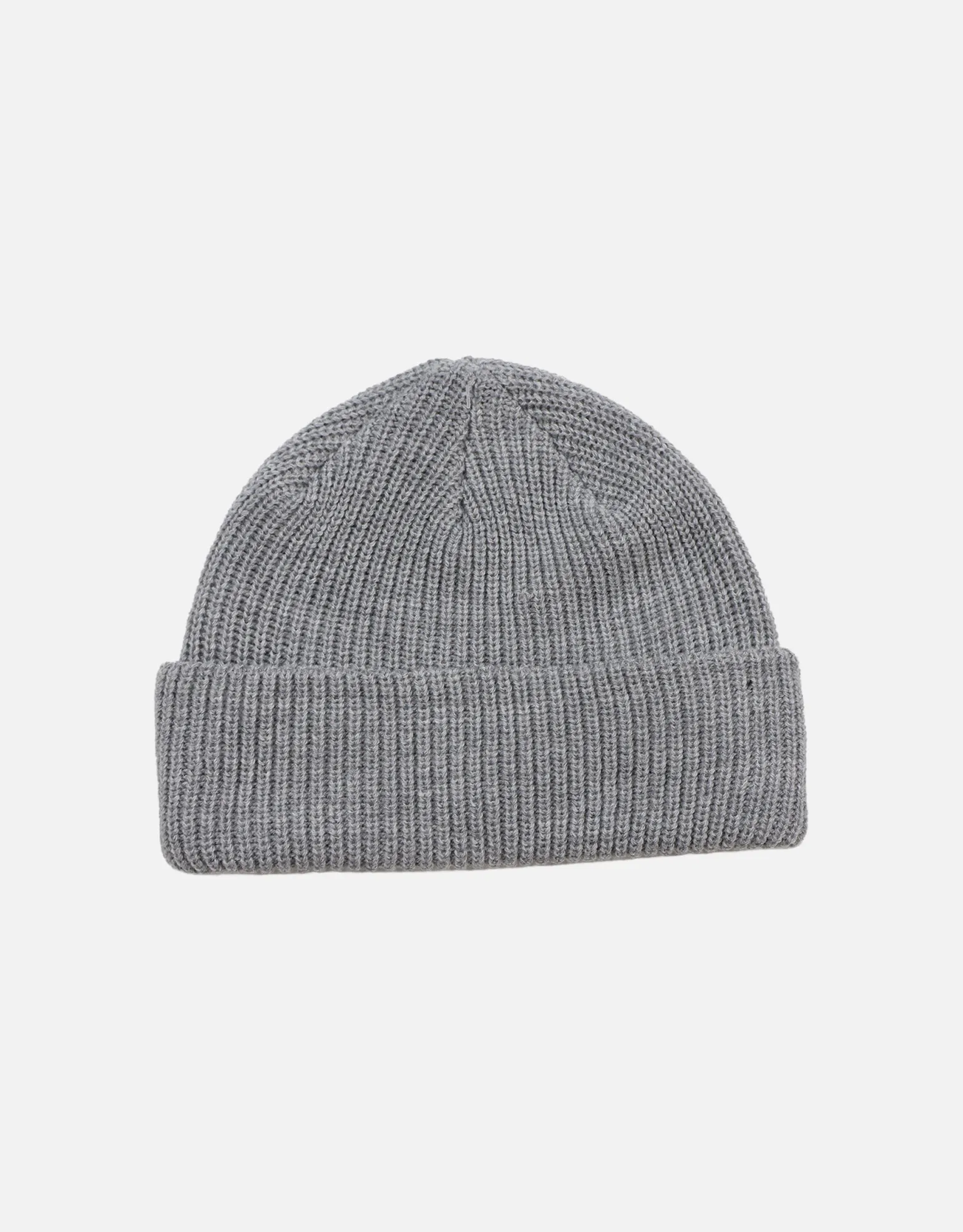 Fisherman Ribbed Beanie in Bone