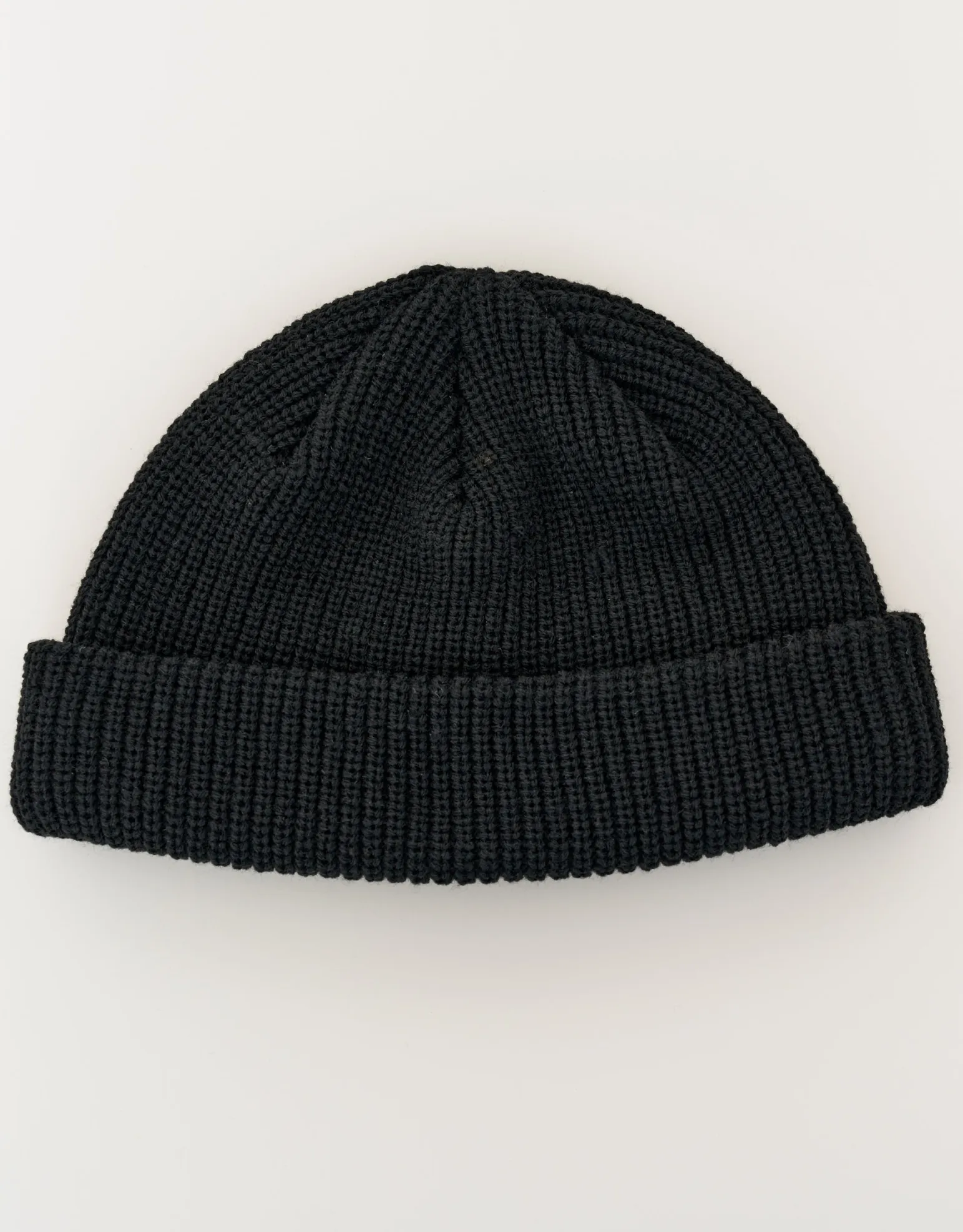 Fisherman Ribbed Beanie in Bone