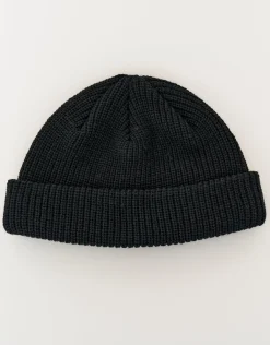 Fisherman Ribbed Beanie in Mustard