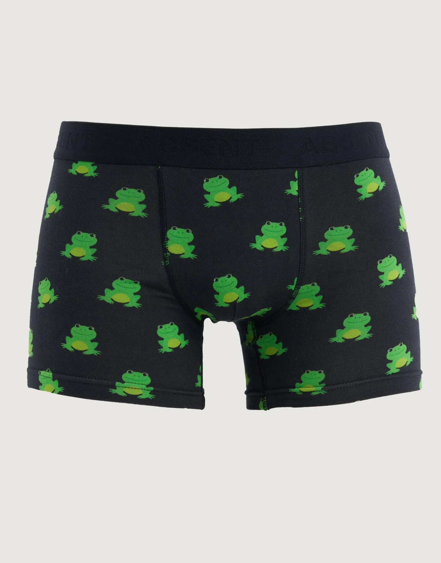 Frog Print Boxers in Black