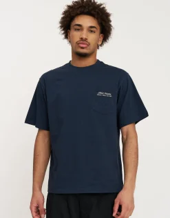 Global Industries Relaxed Fit T Shirt in Ink Navy