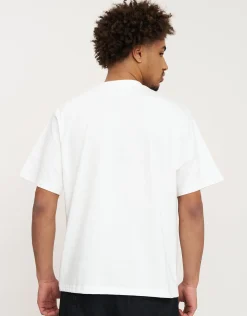 Global Industries Relaxed Fit T Shirt in Blanc