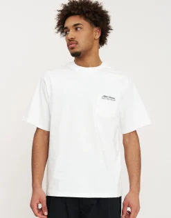 Global Industries Relaxed Fit T Shirt in Blanc