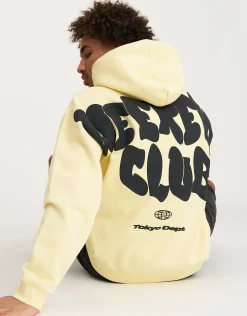 Graffiti Weekend Club Hoodie in Shadow Blue