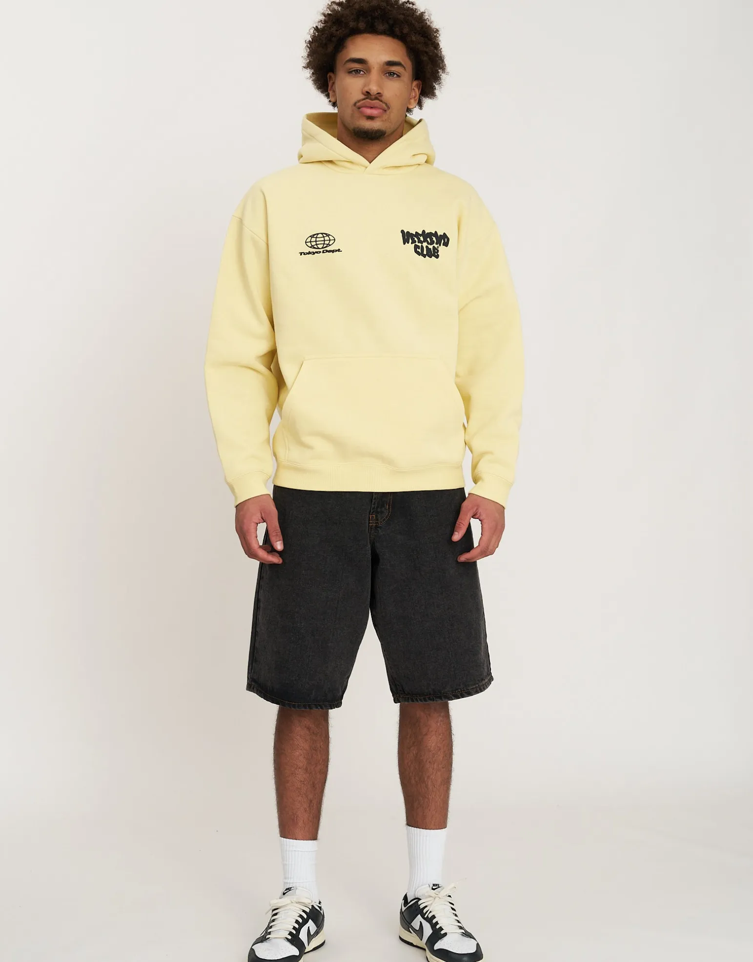 Graffiti Weekend Club Hoodie in Empire Yellow