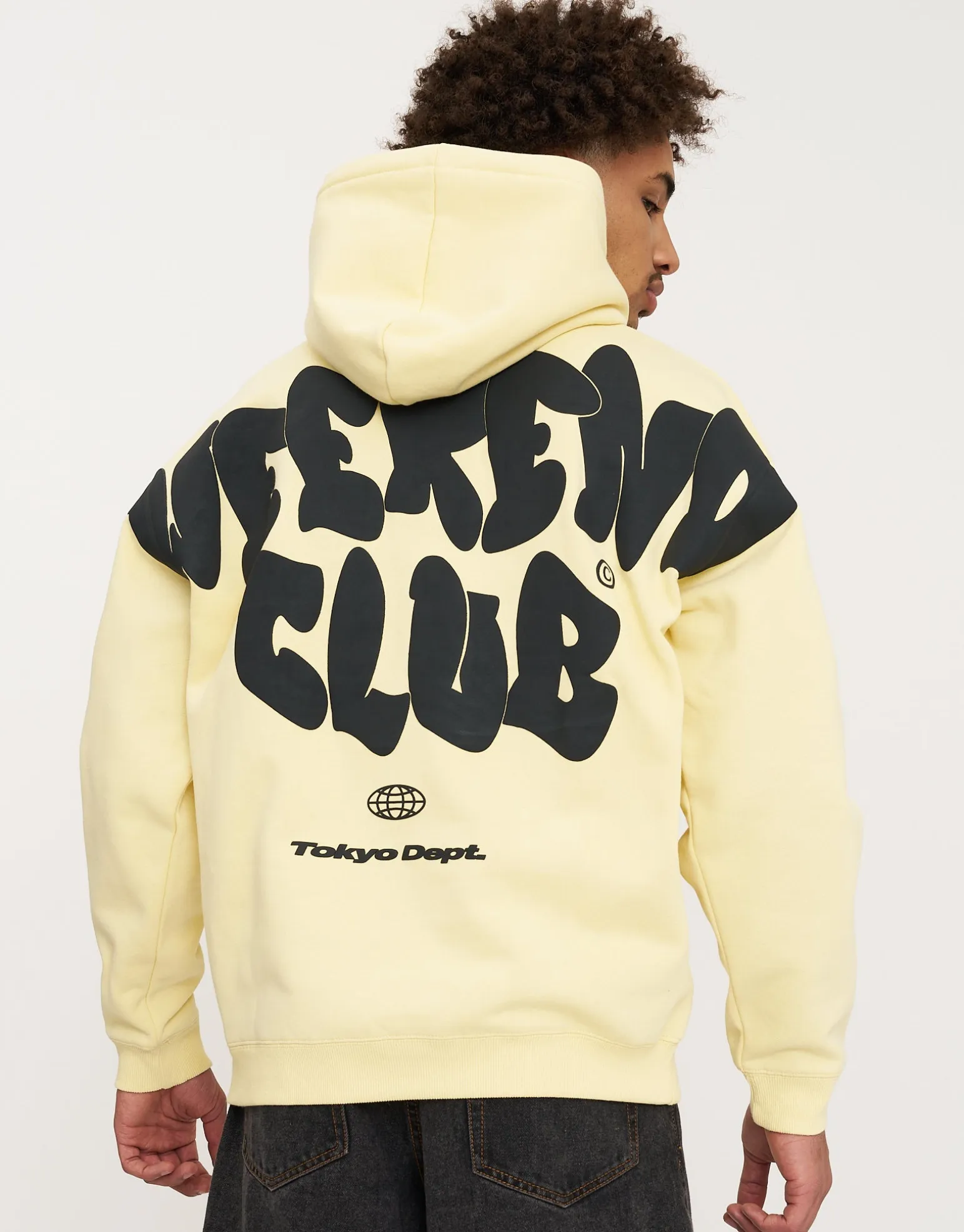 Graffiti Weekend Club Hoodie in Empire Yellow