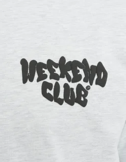 Graffiti Weekend Club Relaxed Fit T Shirt in Black