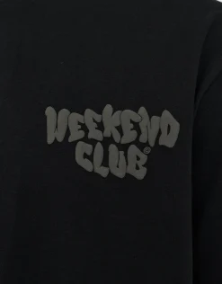 Graffiti Weekend Club Relaxed Fit T Shirt in Black