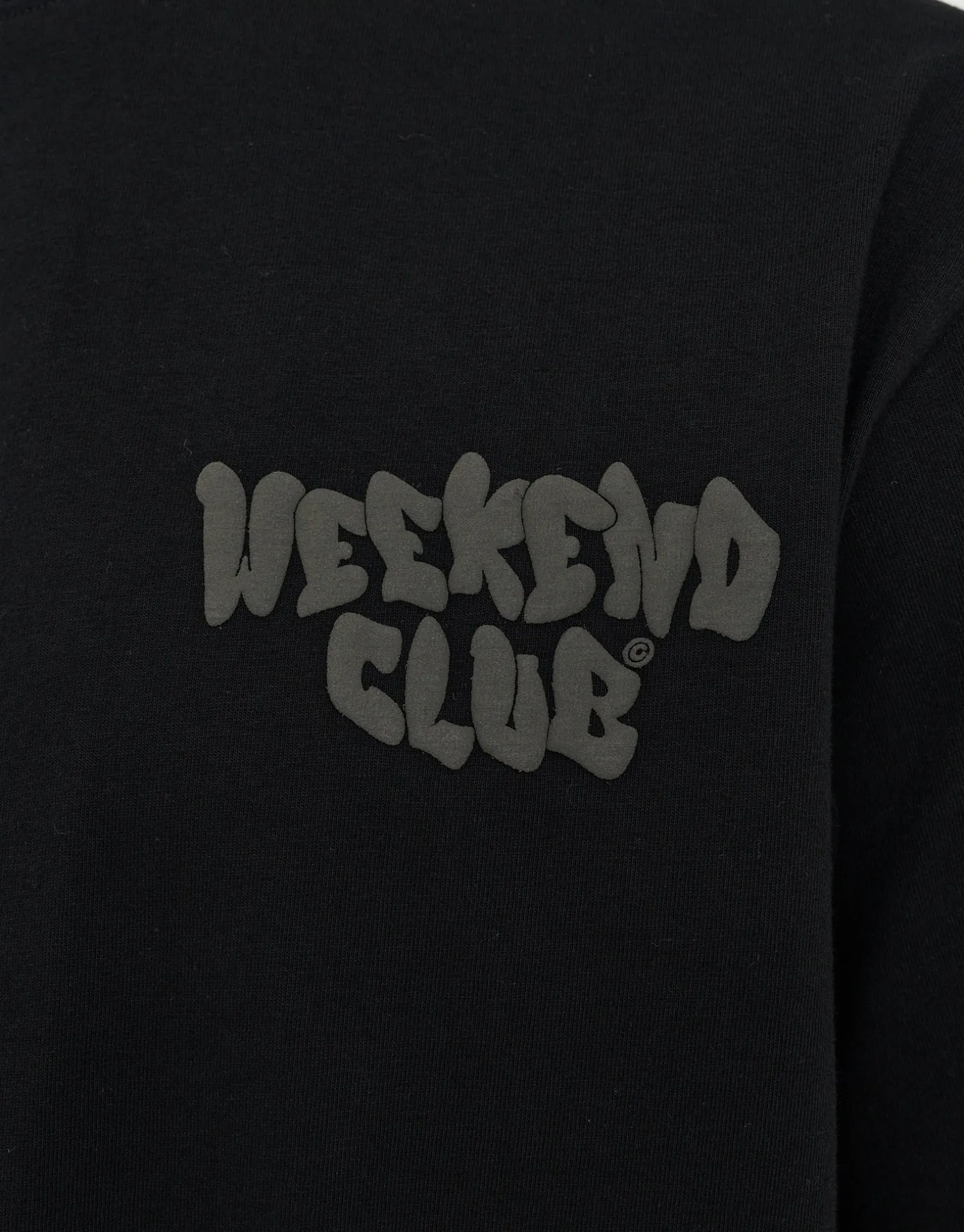Graffiti Weekend Club Relaxed Fit T Shirt in Black