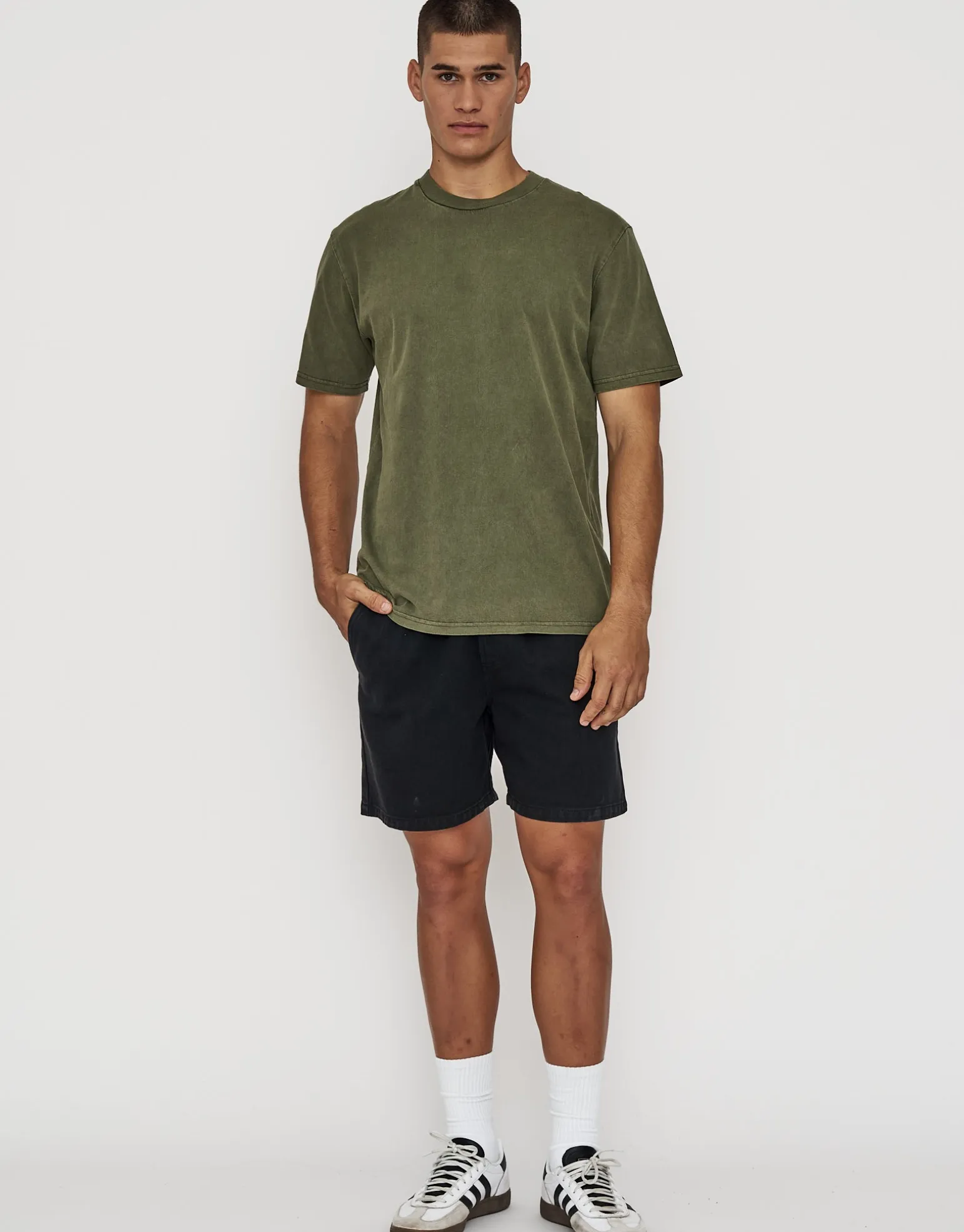 Heavyweight Regular Fit T Shirt in White