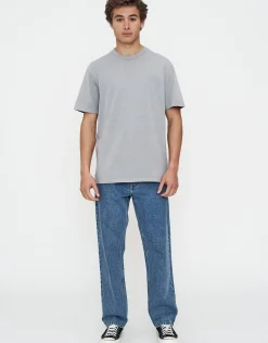 Heavyweight Regular Fit T Shirt in Dark Ecru