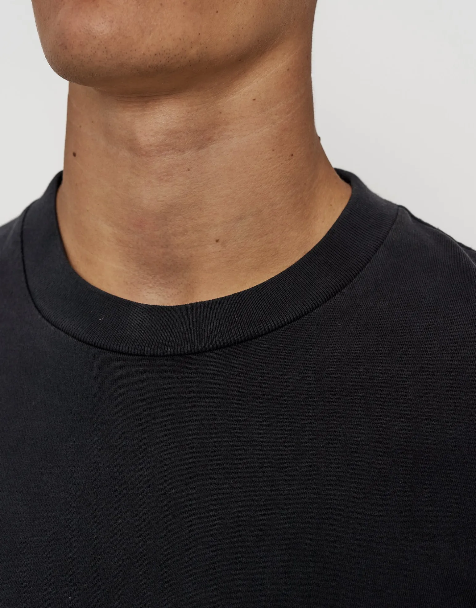 Heavyweight Regular Fit T Shirt in Dark Ecru