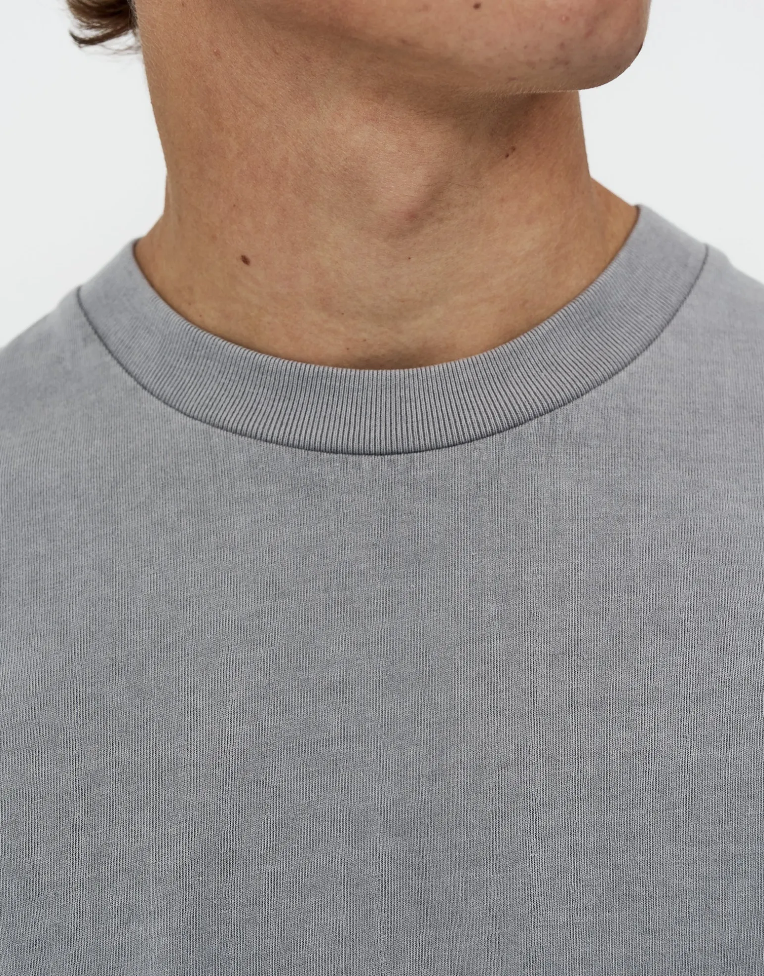 Heavyweight Regular Fit T Shirt in Dark Ecru