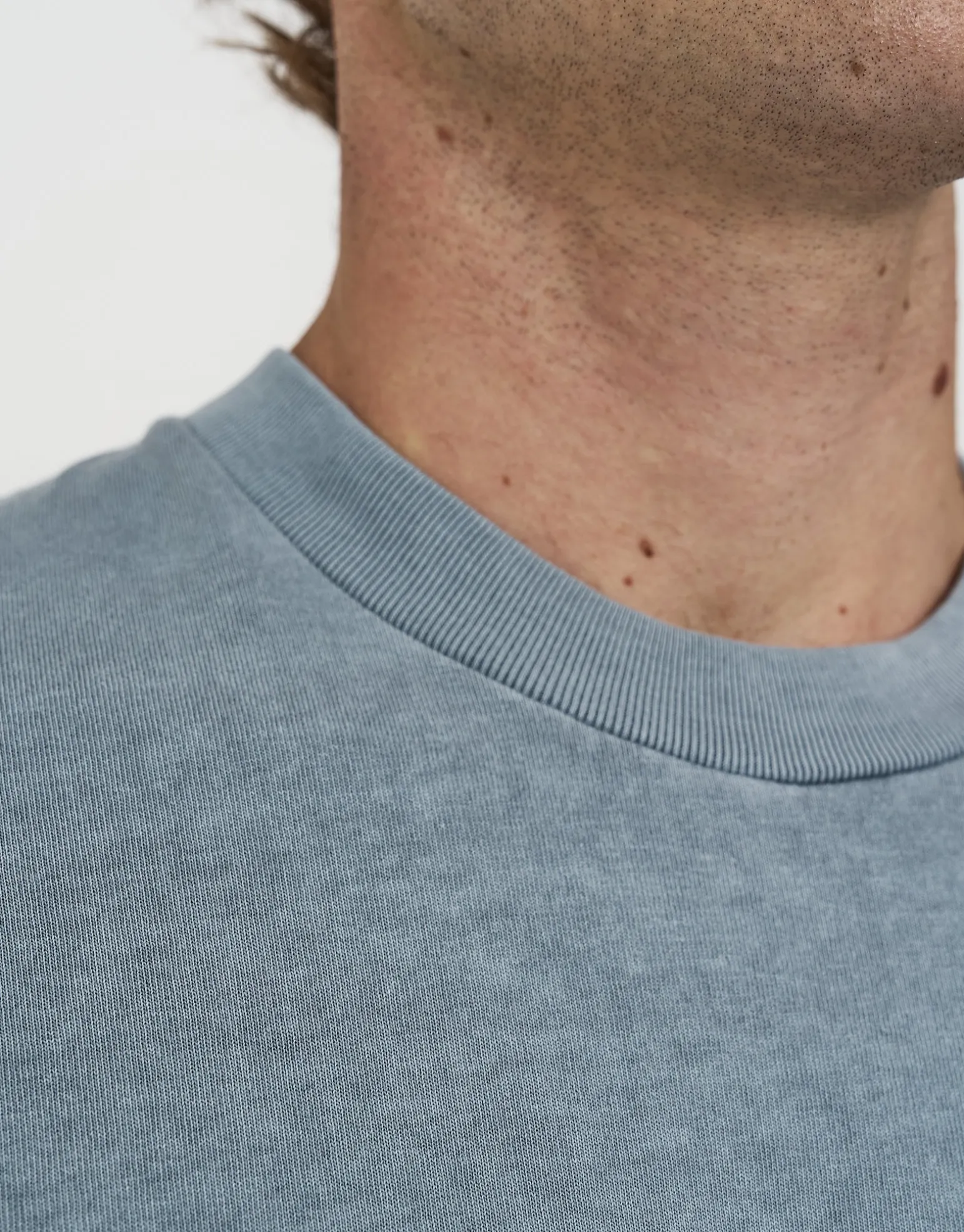 Heavyweight Regular Fit T Shirt in Dark Ecru