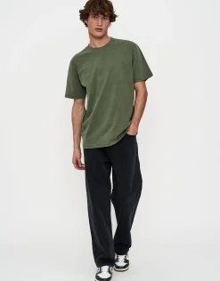 Heavyweight Regular Fit T Shirt in Dark Ecru