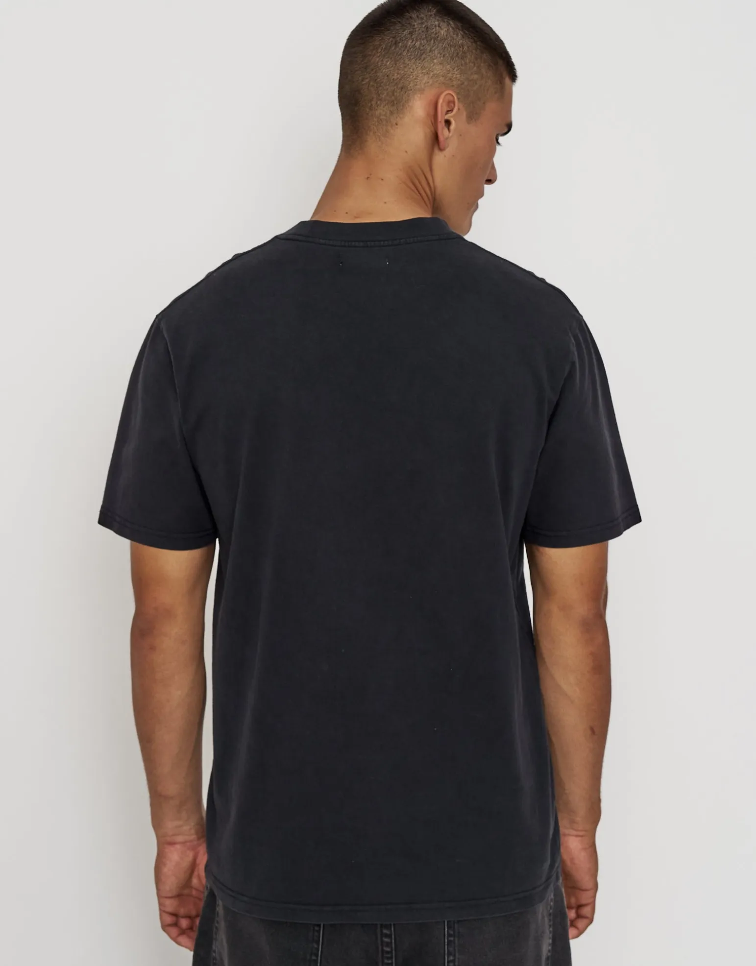 Heavyweight Regular Fit T Shirt in Dark Ecru