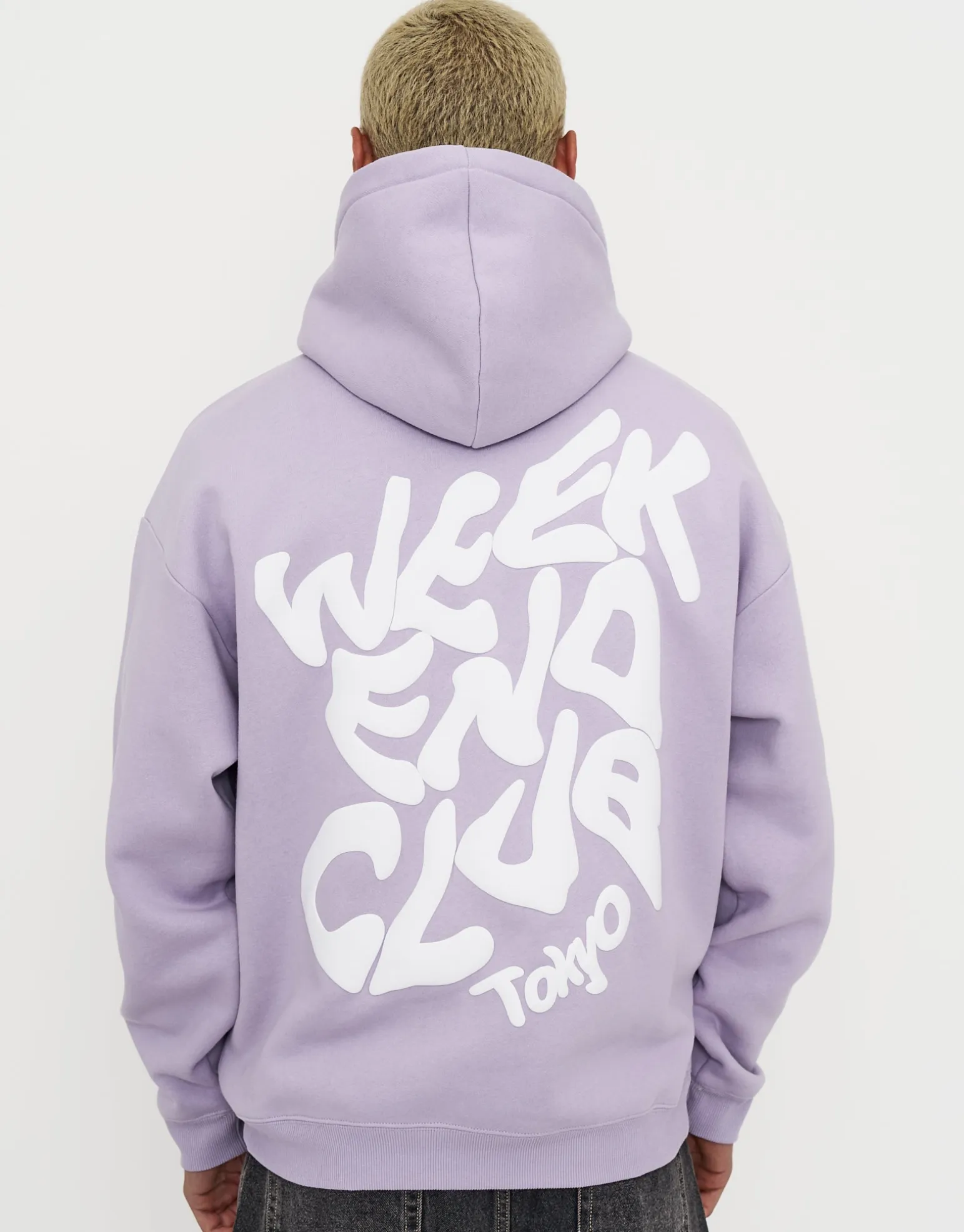 Heavyweight Weekend Club Hoodie in Snow Marle