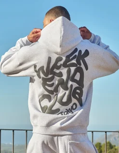 Heavyweight Weekend Club Hoodie in Slate