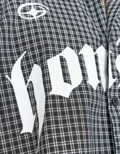 Honshu Cropped Short Sleeve Shirt in Black