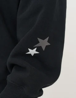 JManGo Leisure Club Oversized Hoodie in Black