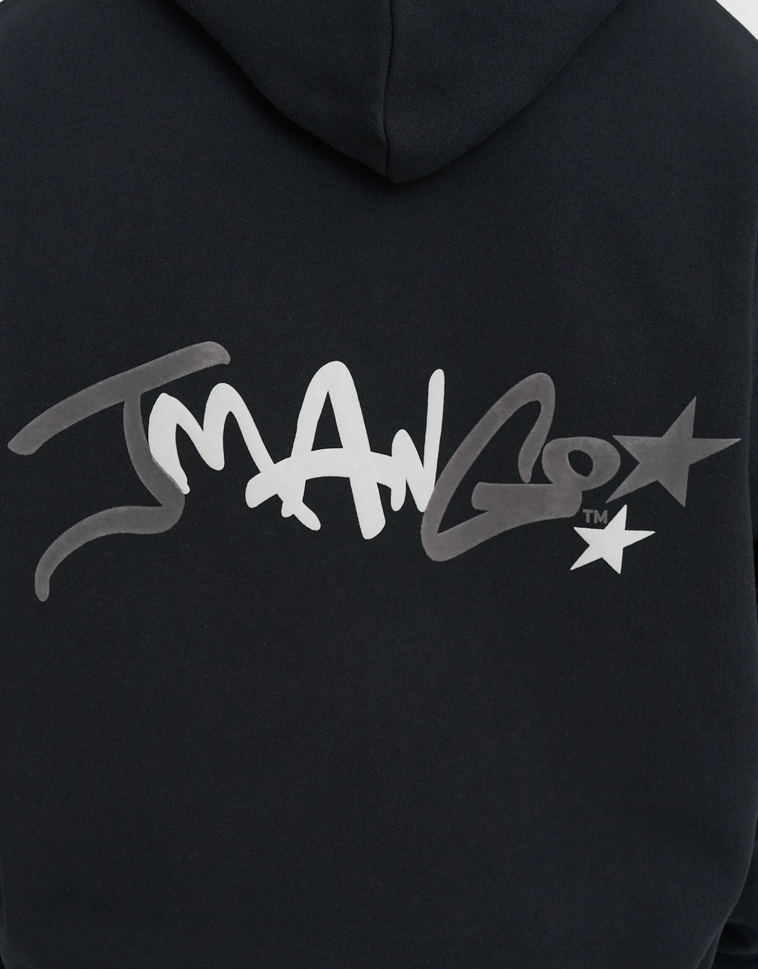 JManGo Leisure Club Oversized Hoodie in Black