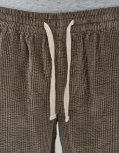 Jumbo Cord Shorts in Forest Green