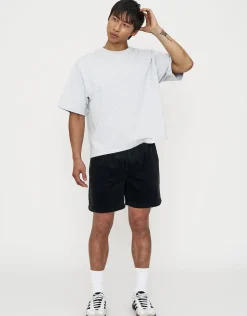 Jumbo Cord Shorts in Forest Green