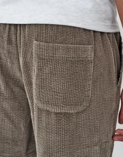 Jumbo Cord Shorts in Green