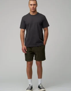 Jumbo Cord Shorts in Lt Grey