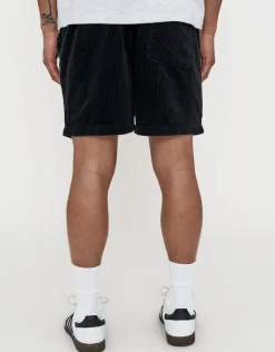 Jumbo Cord Shorts in Lt Grey