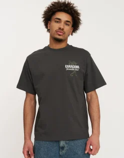 Kanagawa Tiger Tee in Pewter Grey