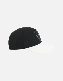 LA Emblem Hat in Black/off White