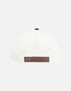 LA Emblem Hat in Black/off White