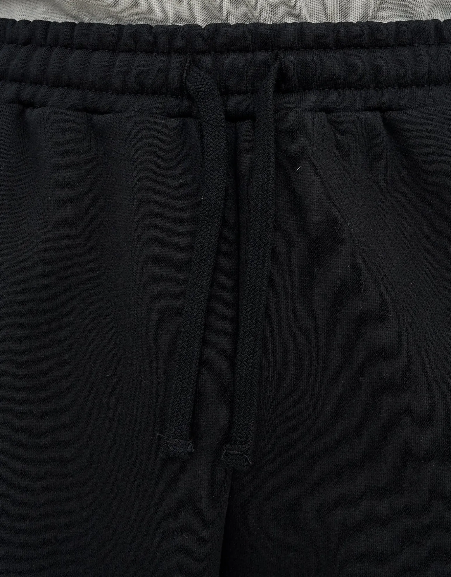 Leisure Baggy Fit Track Short in Black