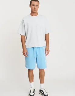 Leisure Baggy Fit Track Short in Black