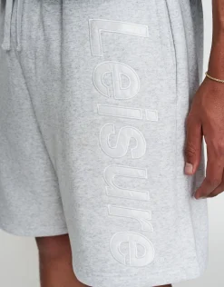Leisure Baggy Fit Track Short in Black