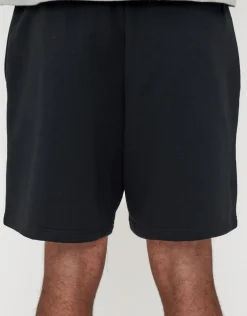 Leisure Baggy Fit Track Short in Snow Marle
