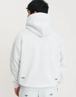 Leisure Club Oversized Hoodie in Pewter Grey