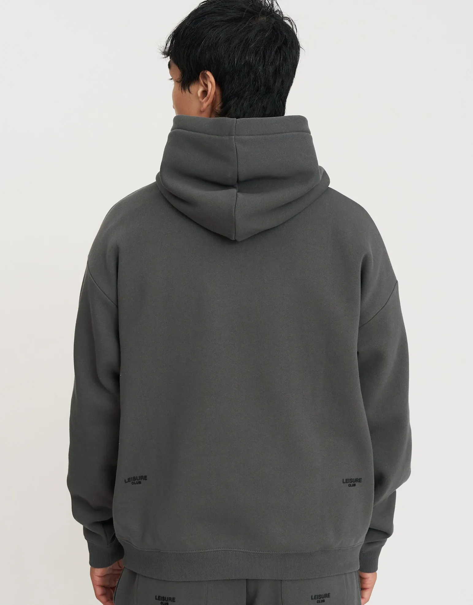 Leisure Club Oversized Hoodie in Snow Marle