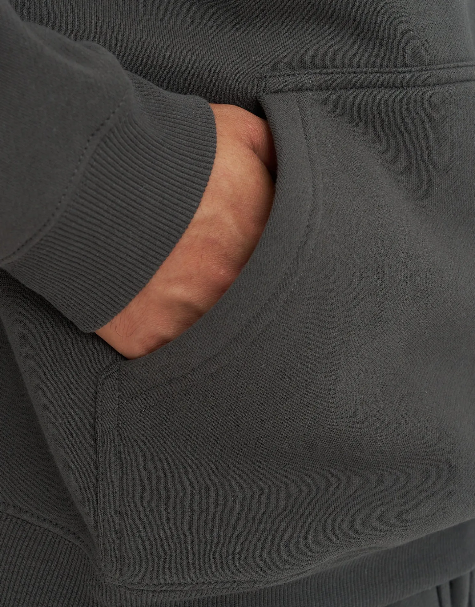 Leisure Club Oversized Hoodie in Snow Marle