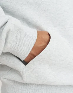 Leisure Club Oversized Hoodie in Snow Marle