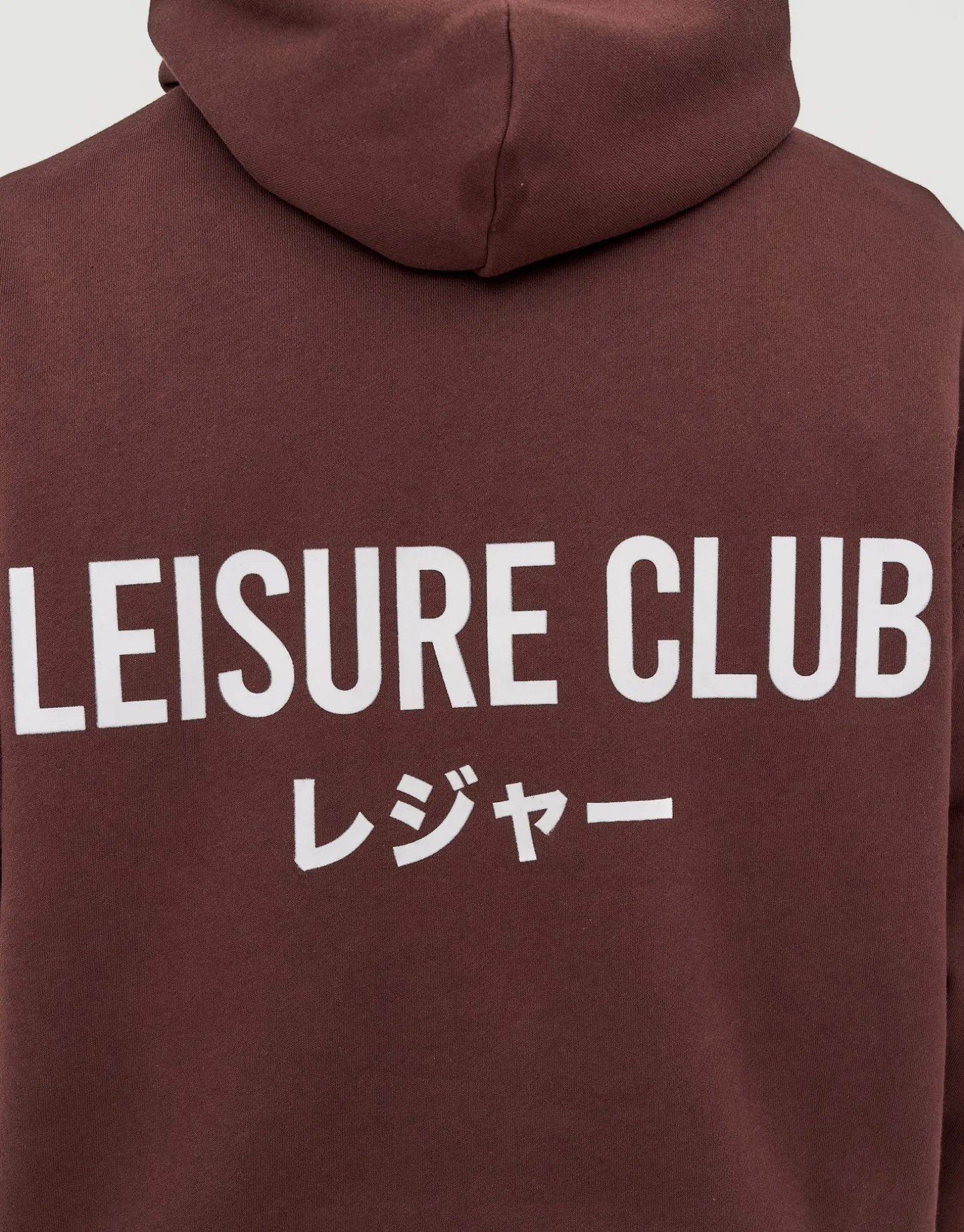 Leisure Club Puff Print Oversized Hoodie in Empire Yellow