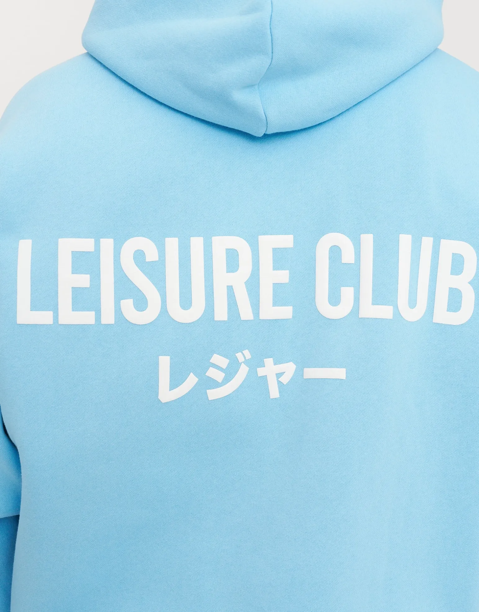 Leisure Club Puff Print Oversized Hoodie in Empire Yellow
