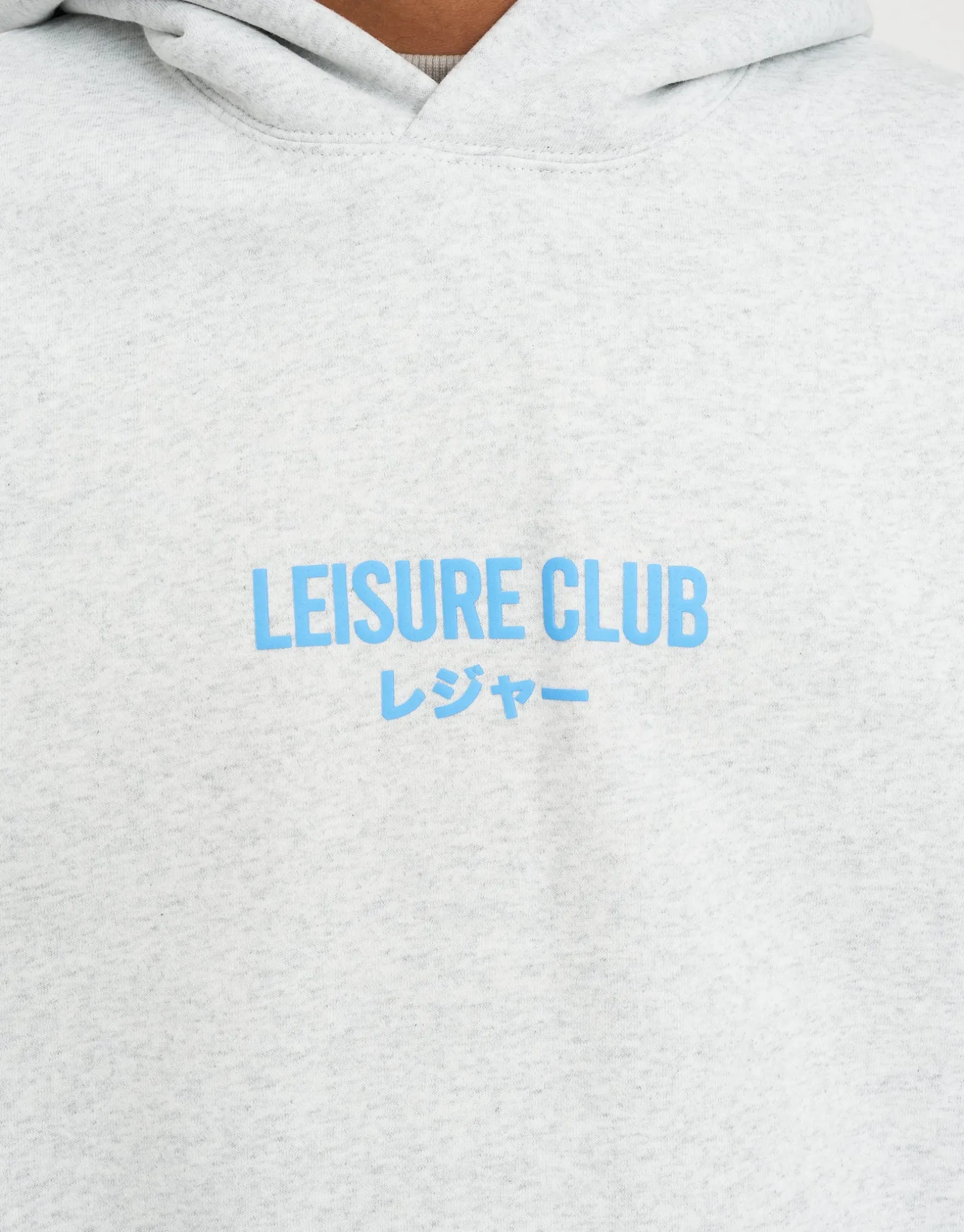 Leisure Club Puff Print Oversized Hoodie in Empire Yellow