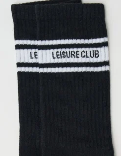 Leisure Club Sport Socks in White/black