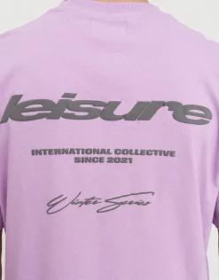 Leisure Relaxed Fit T Shirt in Blanc