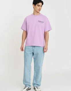 Leisure Relaxed Fit T Shirt in Blanc