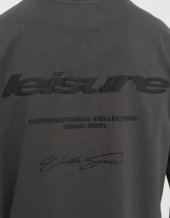 Leisure Relaxed Fit T Shirt in Neon Lilac