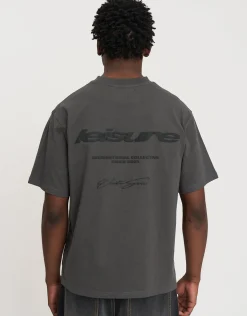 Leisure Relaxed Fit T Shirt in Neon Lilac